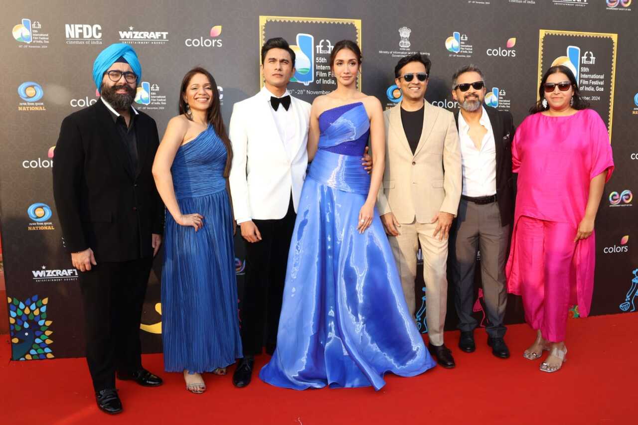 The team of Bandish Bandits at the screening of their web series