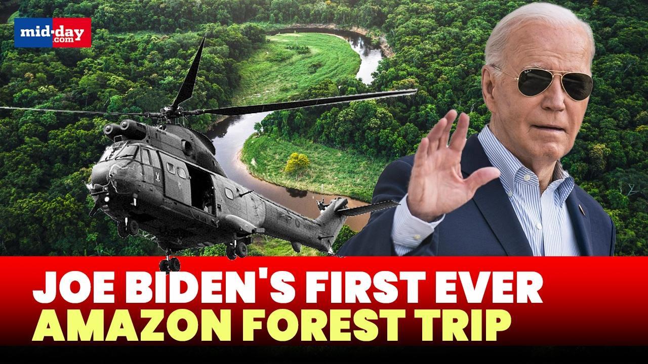  Joe Biden visits Amazon forest, making history as first US President to visit