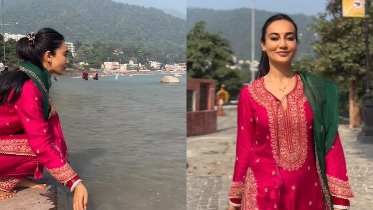 Surbhi Jyoti explores ‘sasural genda phool, Rishikesh’ drops breathtaking reel 