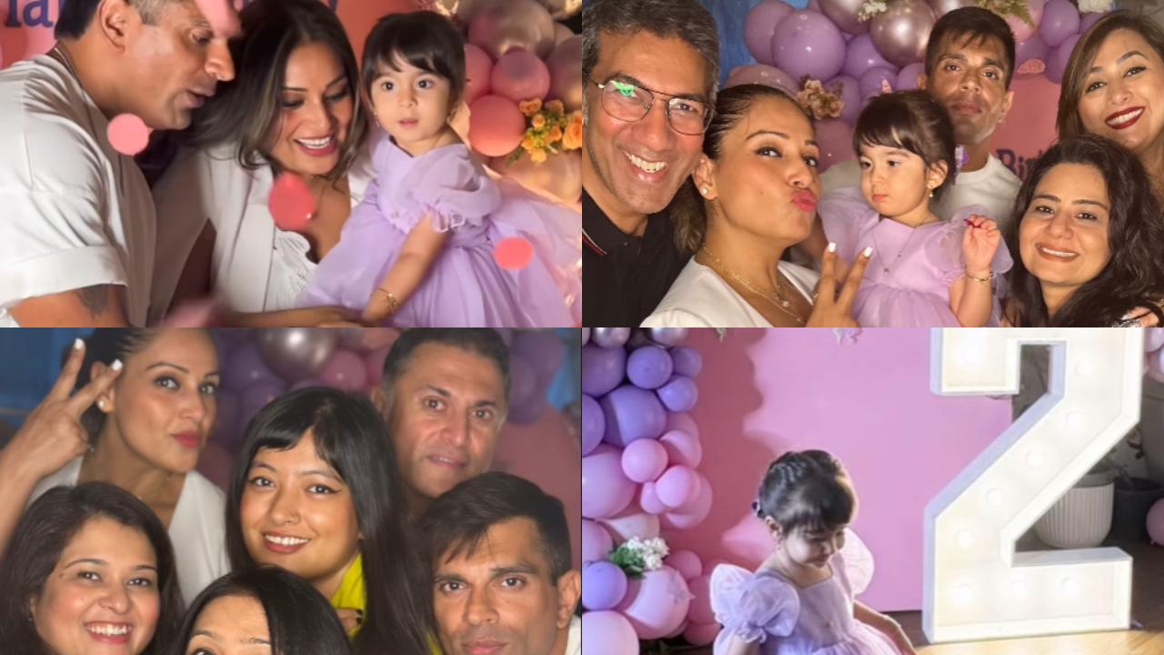 Double celebration for Devi! After Maldives, Bipasha and Karan celebrate daughter's birthday in Mumbai