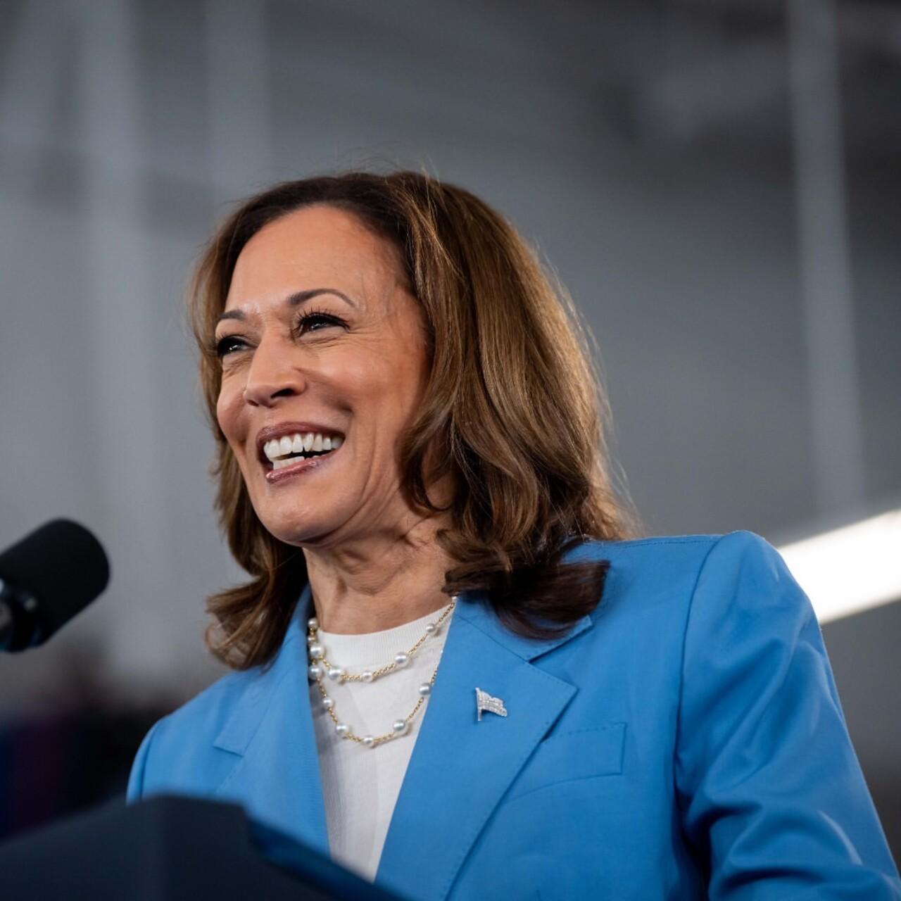 Well-tailored suits have been Kamala's signature style for years.