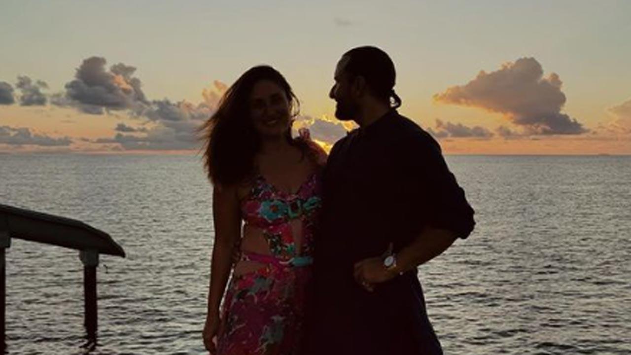Kareena Kapoor Khan watches 'Diwali sunset' in Maldives with Saif Ali Khan