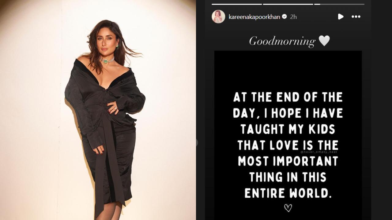 Here's what Kareena Kapoor hopes she has 'taught' her kids Jeh and Taimur
