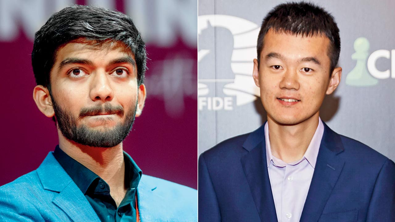 D Gukesh and Ding Liren