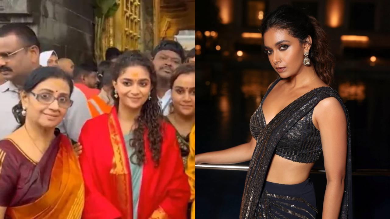 Keerthy Suresh confirms Goa wedding with boyfriend Antony Thattil, seeks blessings at Tirupati