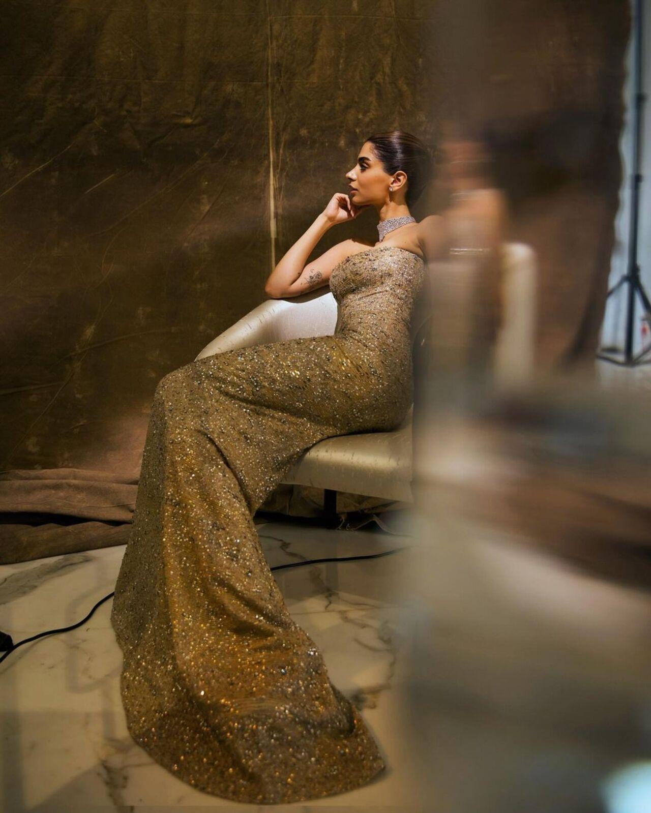 She is also a queen of sustainablity. For the premiere of her film, she repurposed a gown worn by her mother many years ago
