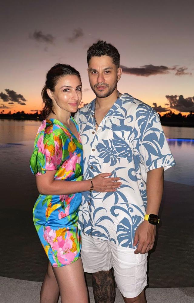 She took to Instagram and shared a series of pictures from their exotic getaway. 