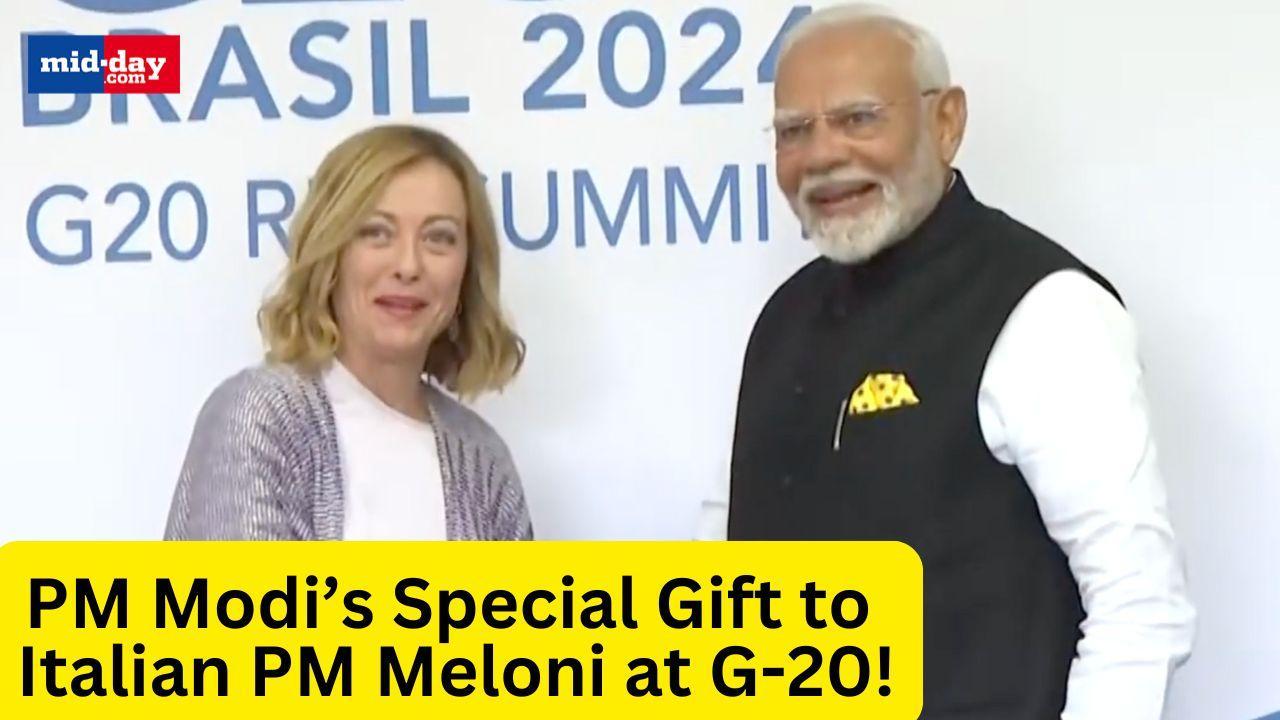 PM Modi's special gift to Italian PM Meloni at G-20 Summit in Brazil