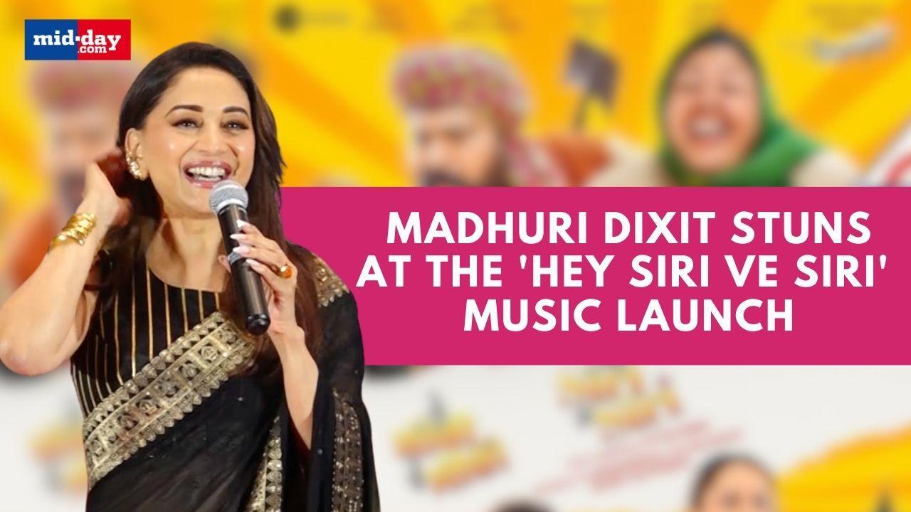 Madhuri Dixit surprises fans by speaking Punjabi at 'Hey Siri, Ve Siri' launch