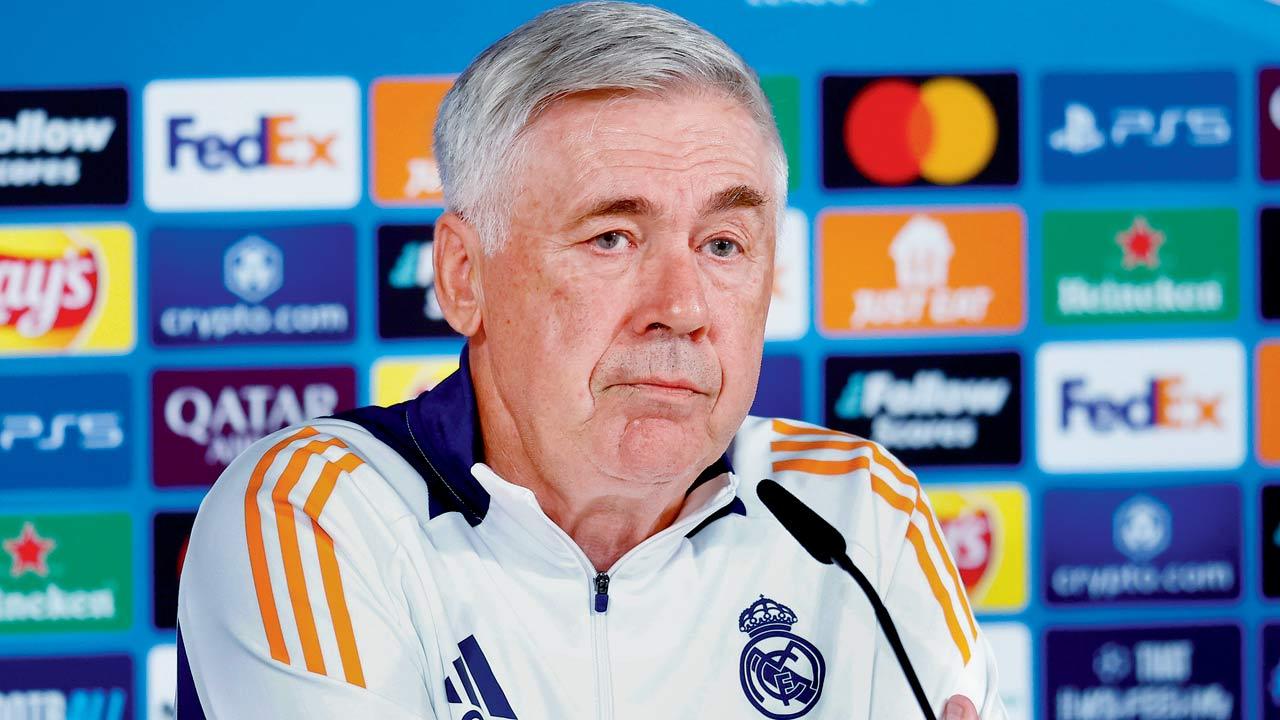 Madrid boss Carlo Ancelotti