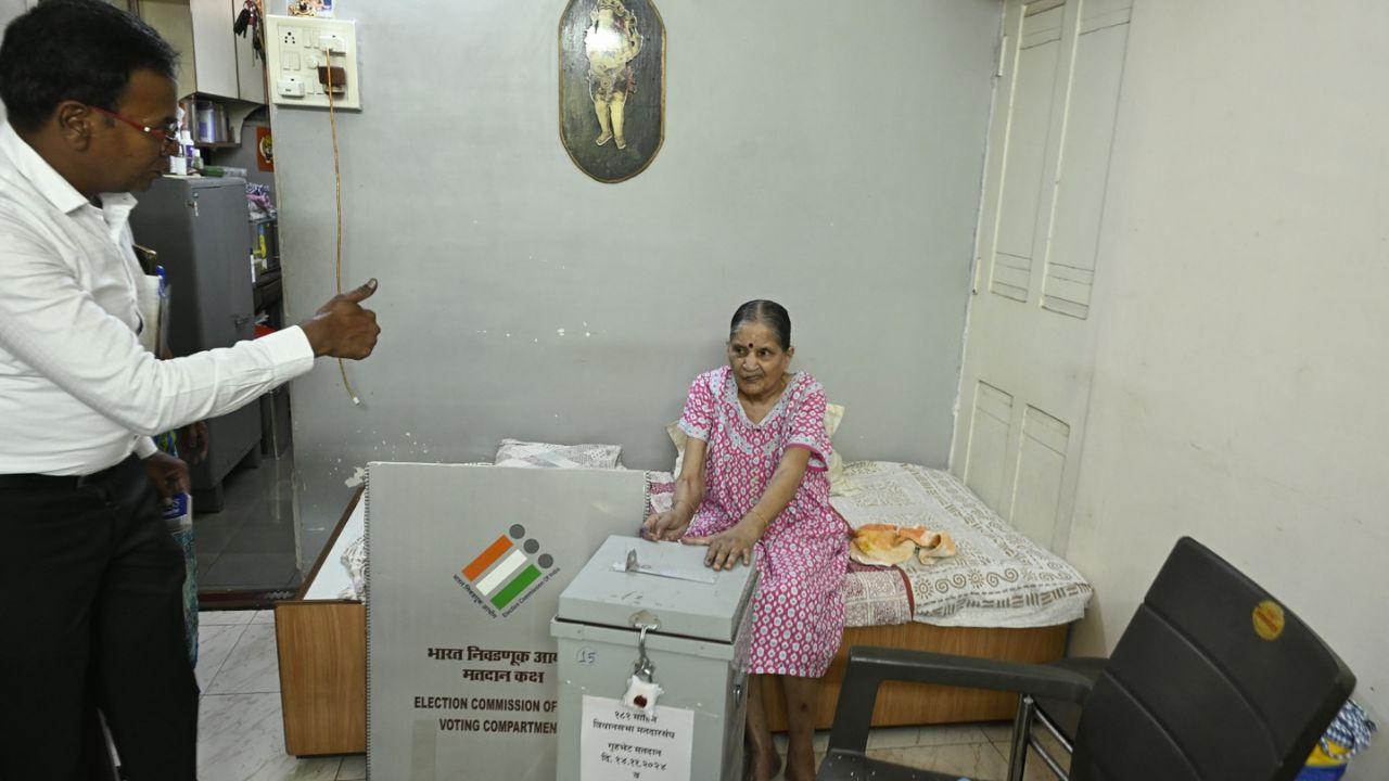 As some PwD and elderly voters could not register on the Saksham App, the election officials are visiting their homes and registering their demand for the facility, said Yadav