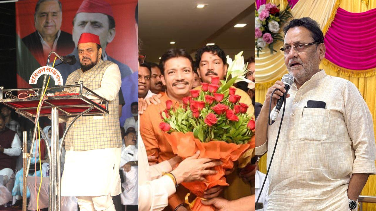 In Mankhurd Shivaji Nagar, three candidates over 60 are competing: Samajwadi Party’s Abu Azmi, 69, Suresh Patil from Shinde's Shiv Sena, 64, and NCP’s Nawab Malik, 65