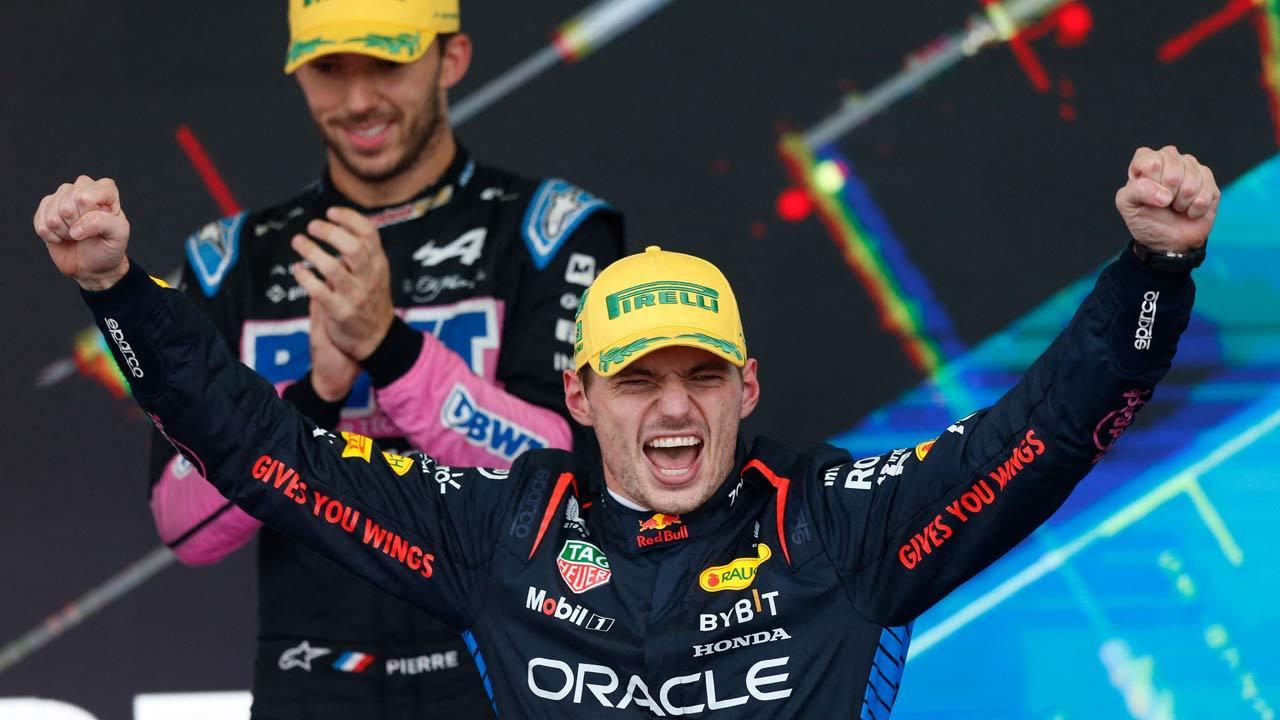 Formula one: Max Verstappen wins Sao Paulo GP, Alpine score shock double podium