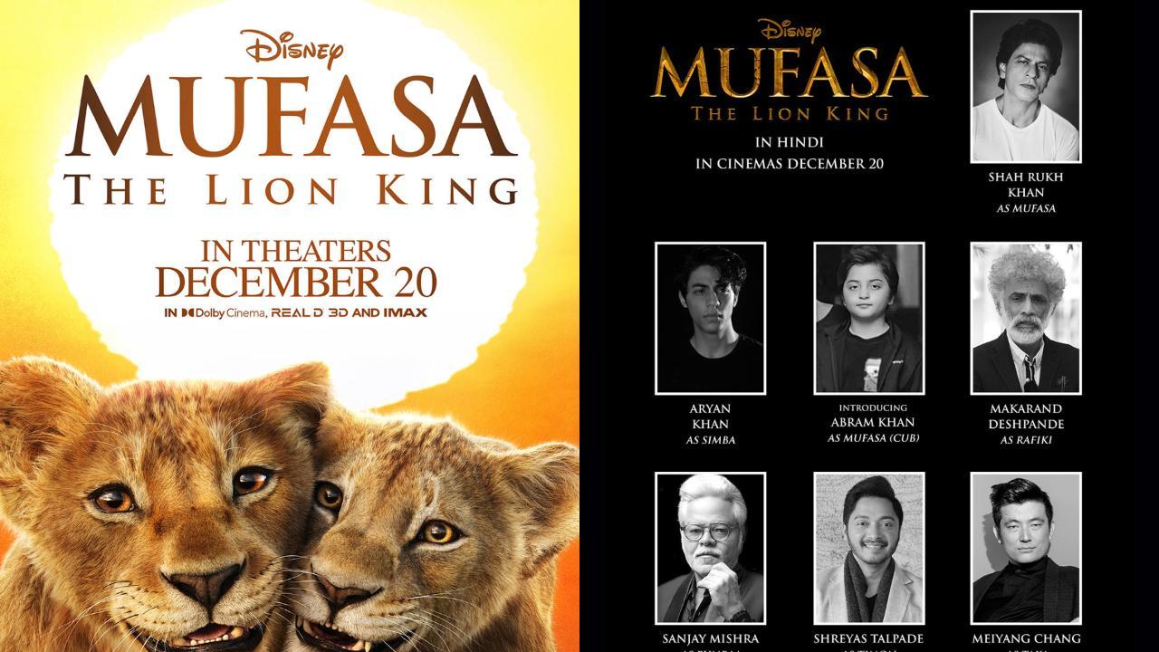 'Mufasa: The Lion King' goes Pan-India, brings SRK and Mahesh Babu together