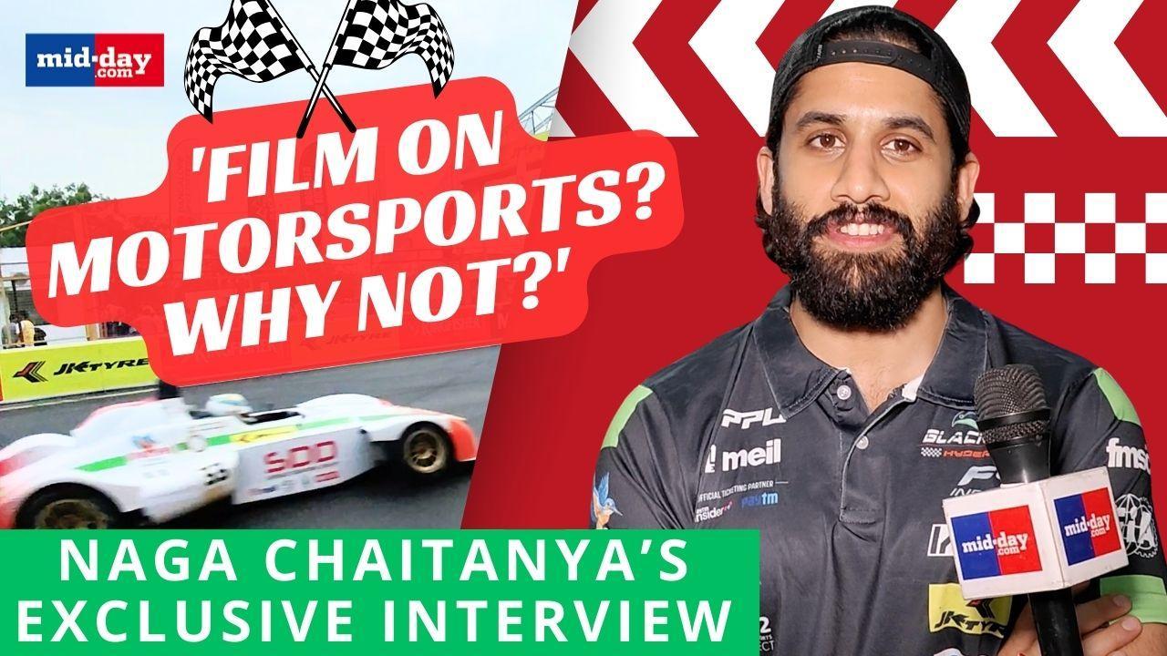 Naga Chaitanya at Indian Racing Festival | Exclusive interview