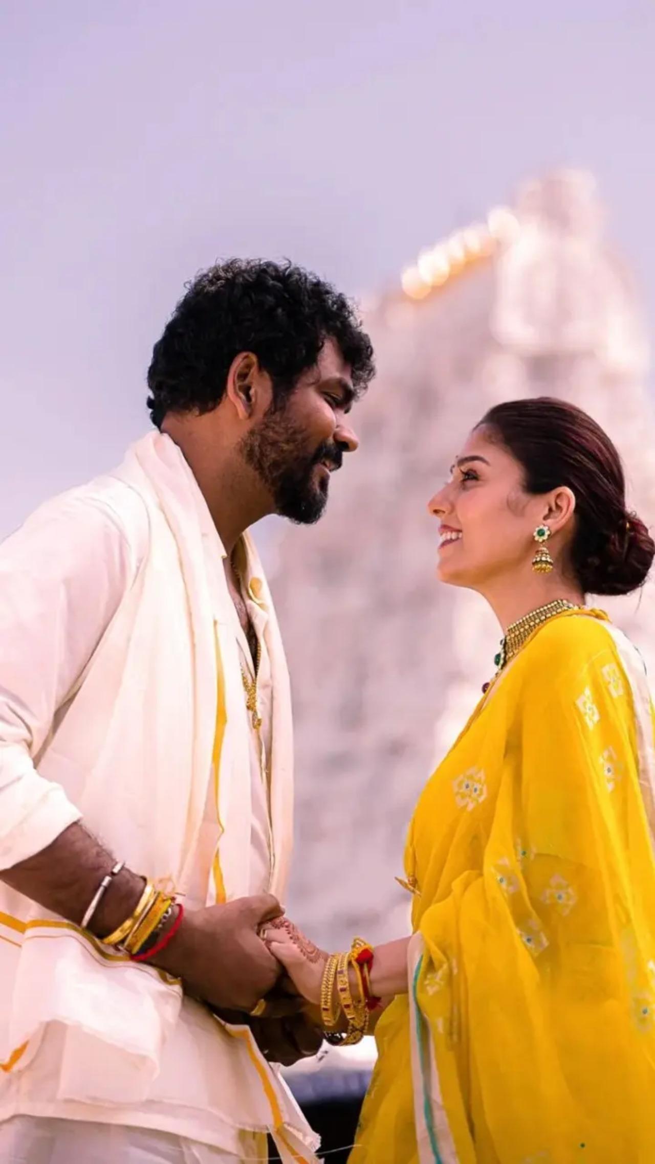 In August 2021, Nayanthara confirmed her engagement with Vignesh on Vijay Television during the promotion of a film. She said, 