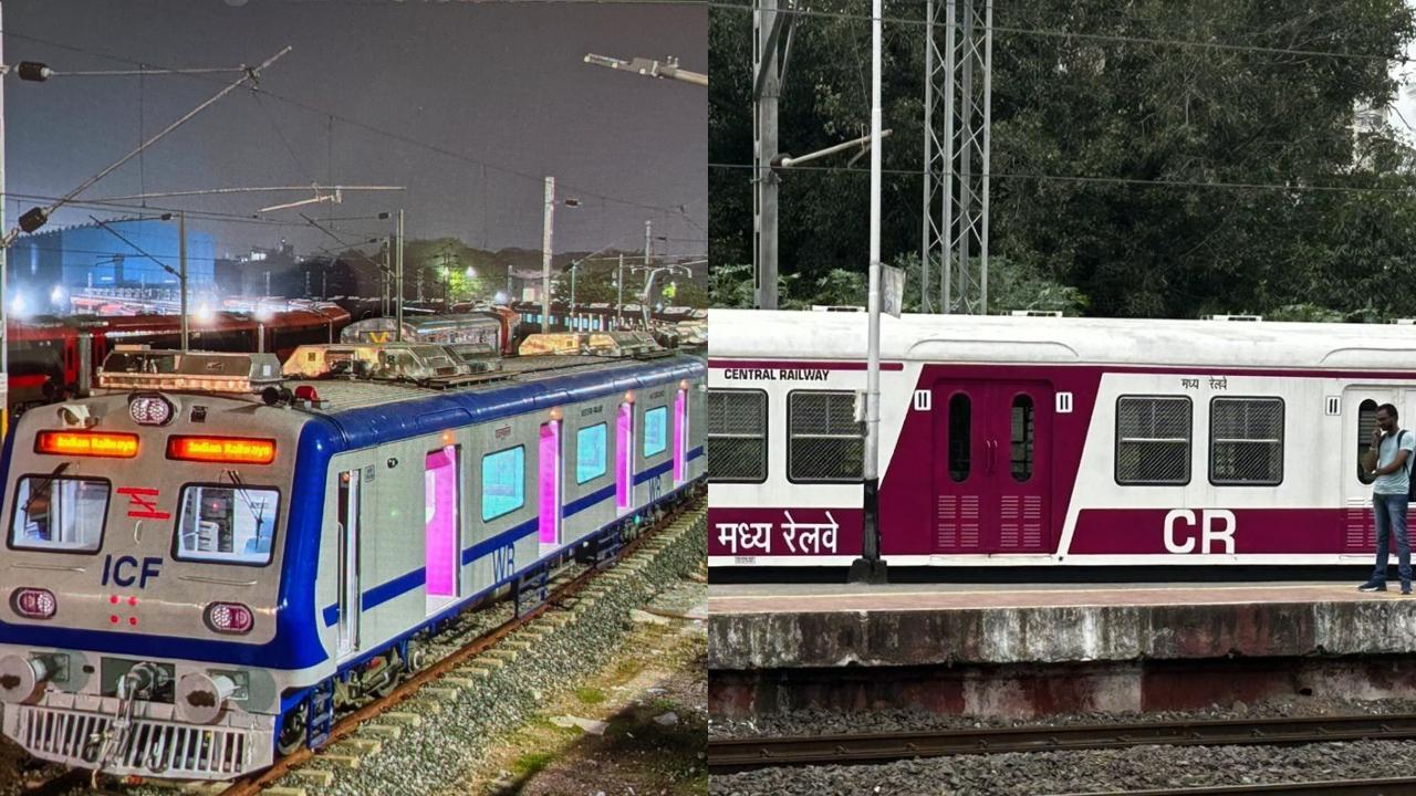 Central Railway and Western Railway get new Mumbai local trains after four years