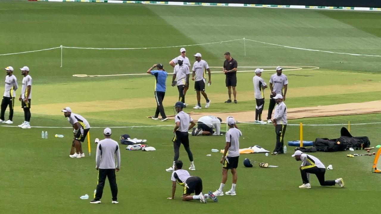 Border-Gavaskar Trophy: Team India sweats it out in training session at Optus