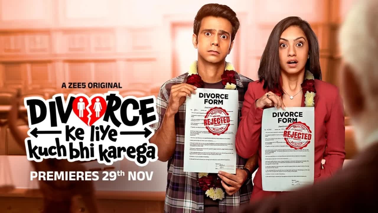 Divorce Ke Liye Kuch Bhi Karega (Zee5, November 29) 
The comedy series follows the story of two reporters whose lives take an interesting turn after they do a sting operation. The show stars Abigail Pandey and Risha Chadha in lead roles