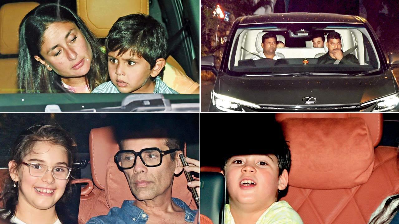 Raha's birthday party: Bebo with Jeh, KJo with twins Yash and Roohi attend