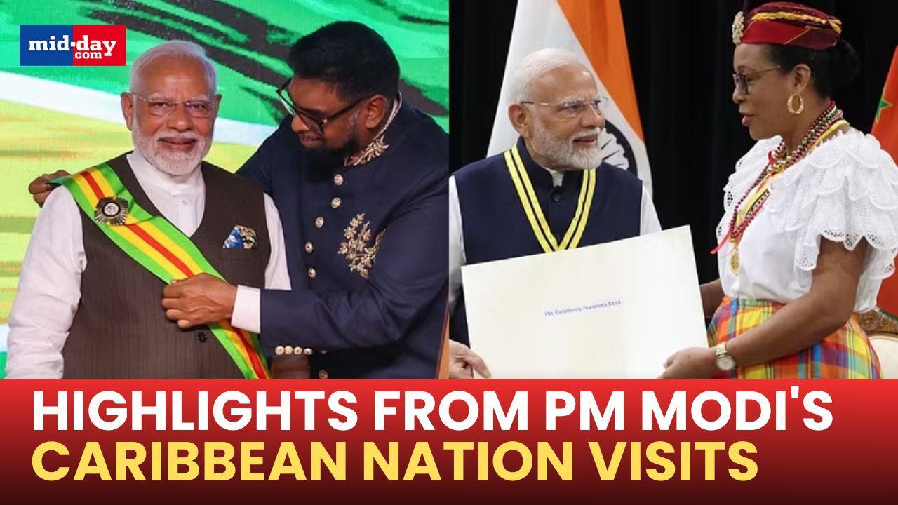 Key highlights from PM Modi's historic visits to Caribbean nation