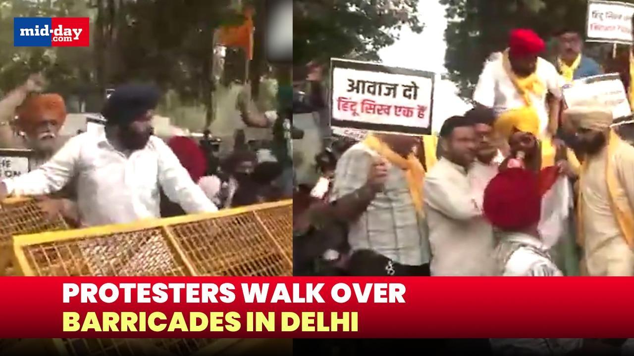 Canada Hindu Temple Attack: Protests near High Commission of Canada takes place