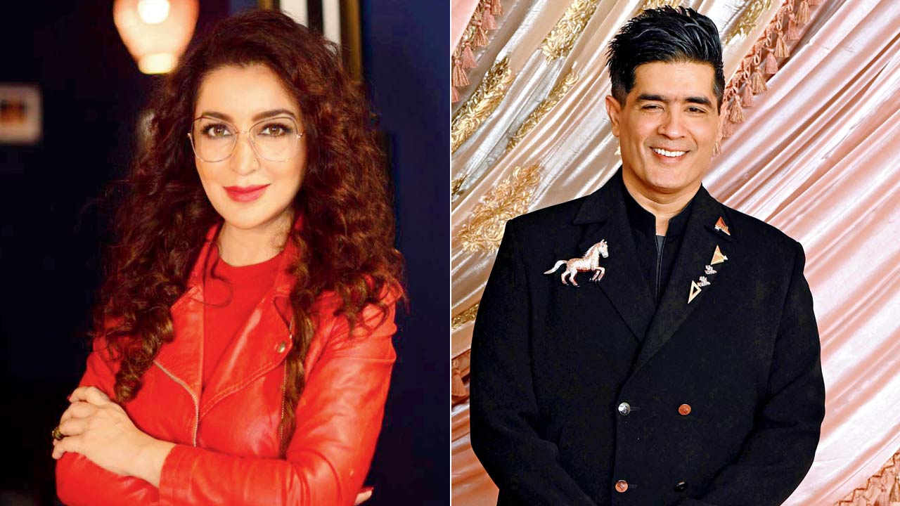 Tisca Chopra and Manish Malhotra