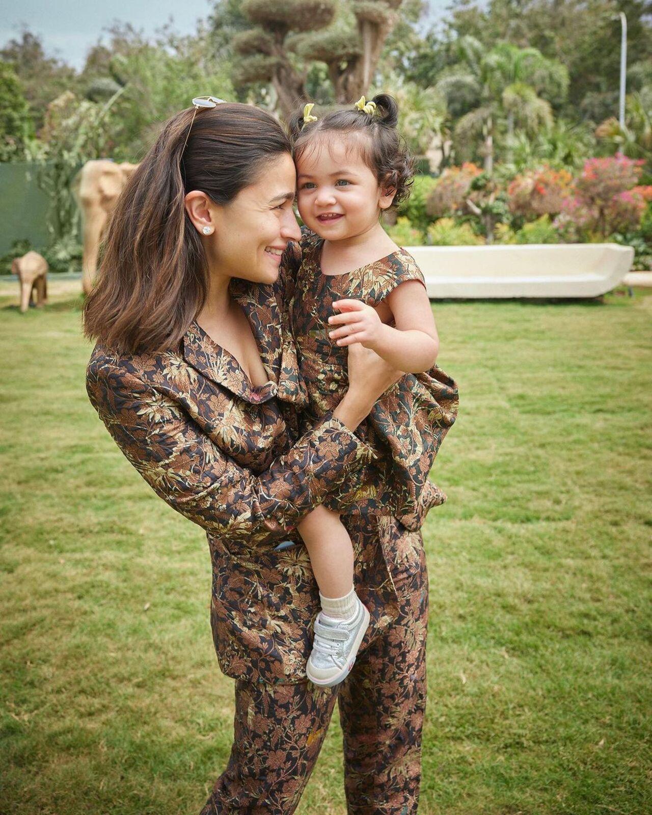 There hasn't been an interview where Alia has not mentioned her daughter. She states Raha has a personality of her own. 