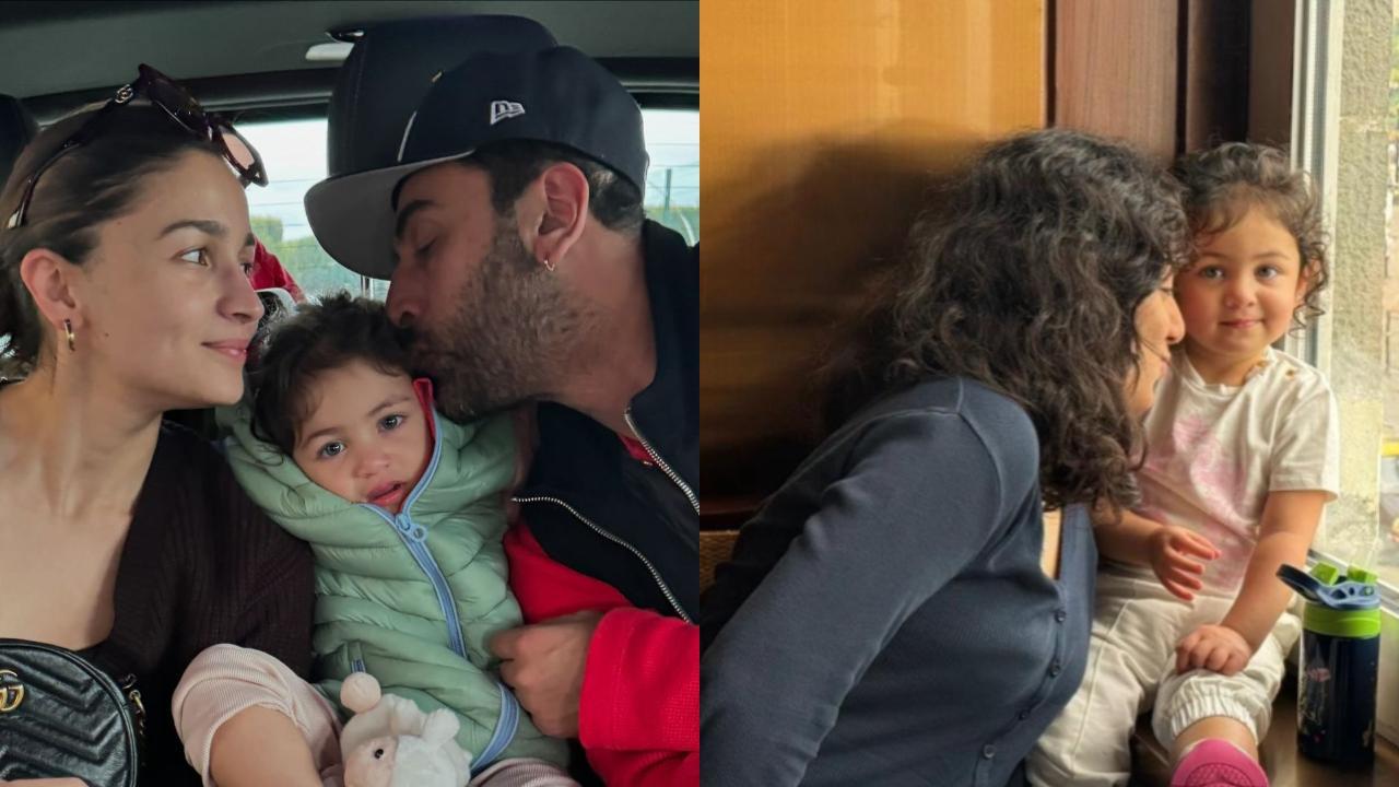 Raha turns 2! Daddy Ranbir Kapoor plants sweet kiss in this cute pic shared by Neetu Kapoor