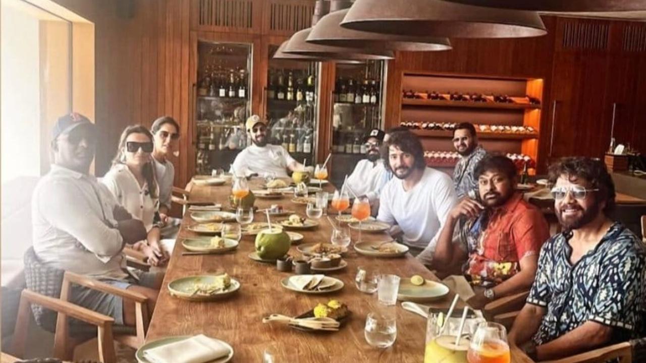 Ram Charan, Chiranjeevi, Mahesh Babu, Nagarjuna party in Maldives