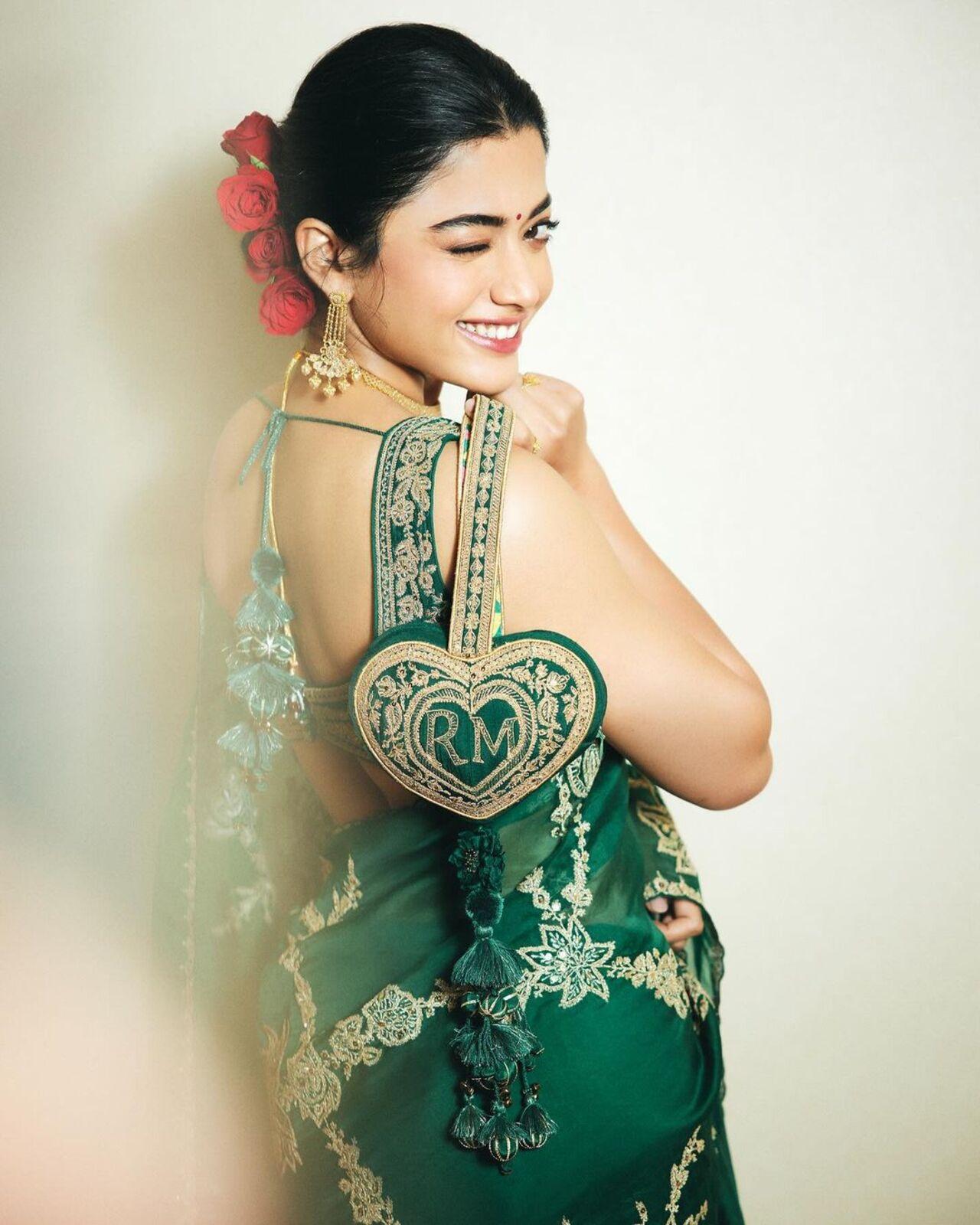 As Pushpa 2 releases, we look at Rashmika aka Srivalli’s stunning saree looks.