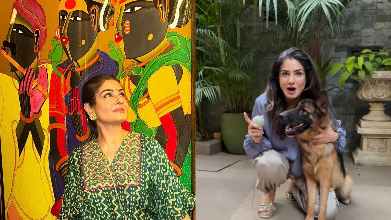 Raveena Tandon welcomes a new family member this Diwali; shares a heartwarming video
