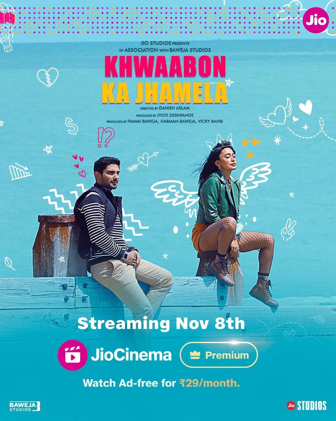 Khwaabon Ka Jhamela (JioCinema Premium) (November 8)Zubin seeks help from Ruby, an intimacy coordinator, to win back his love after a rejected proposal. It’s a journey of love and self-discovery.