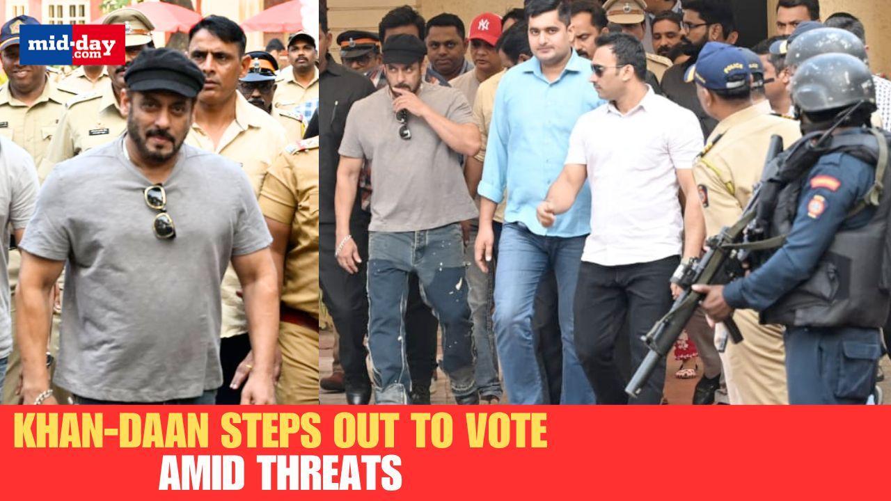 Maharashtra Election 2024: Salman Khan and family votes amid threats