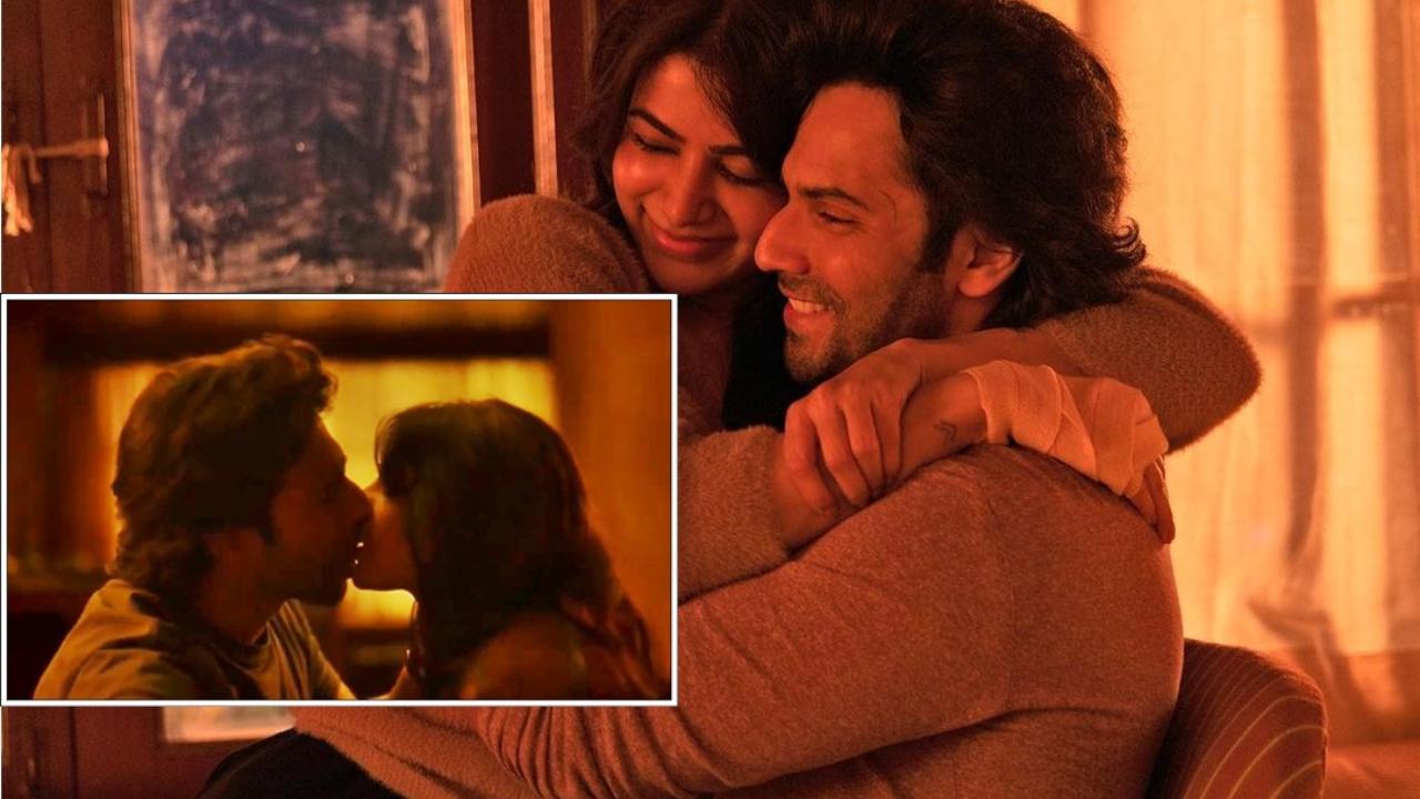 Varun Dhawan, Samantha Prabhu`s viral kissing scene in ‘Citadel: Honey Bunny’