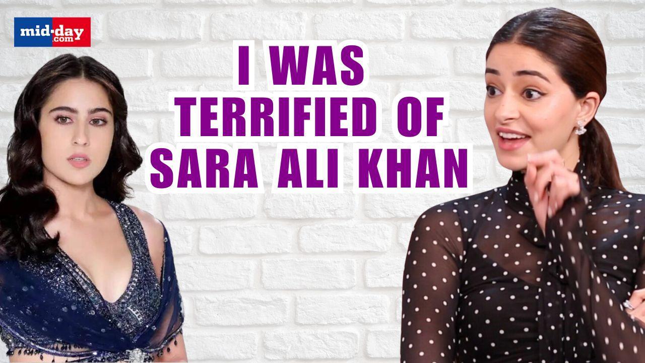 Ananya Panday reveals she would hide from Sara Ali Khan in school