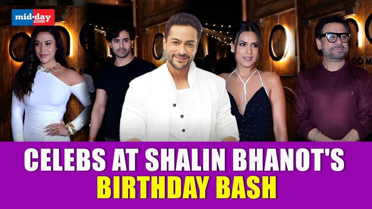 Anees Bazmee, Krishna Shroff, & Nia Sharma grace Shalin Bhanot's Birthday Party