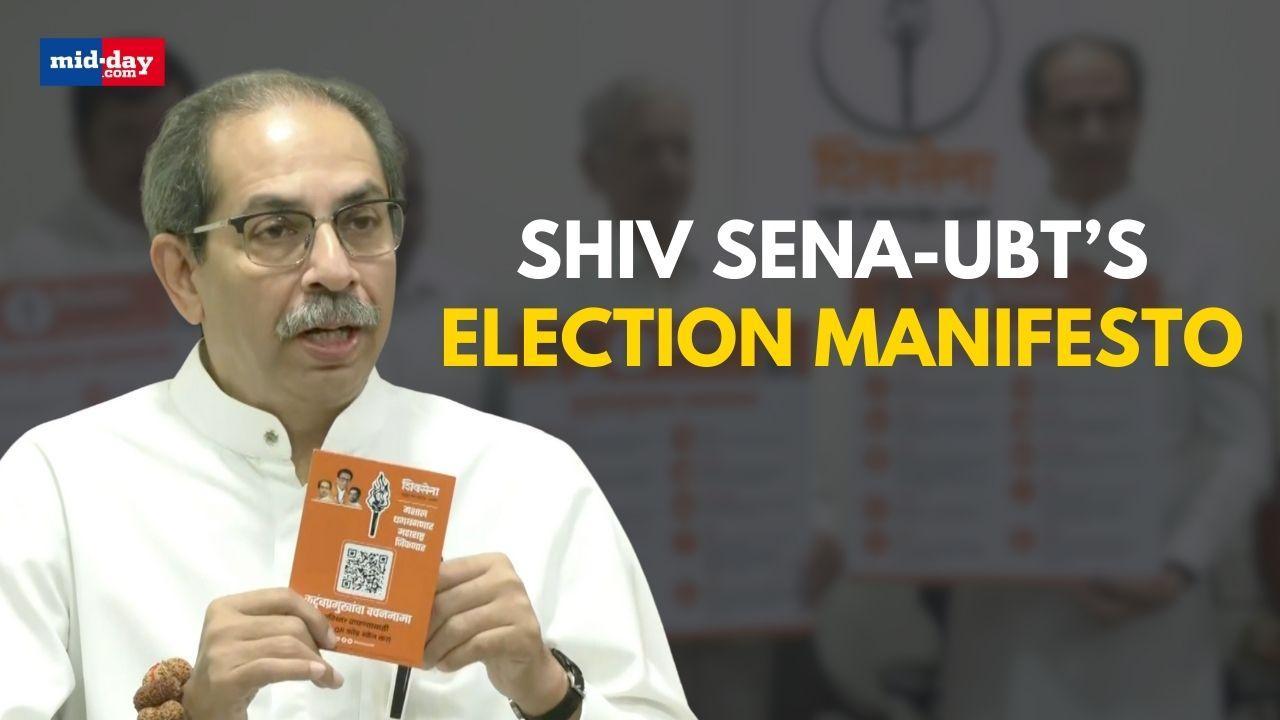 Maharashtra Elections 2024: Uddhav Thackeray releases Shiv Sena-UBT’s manifesto