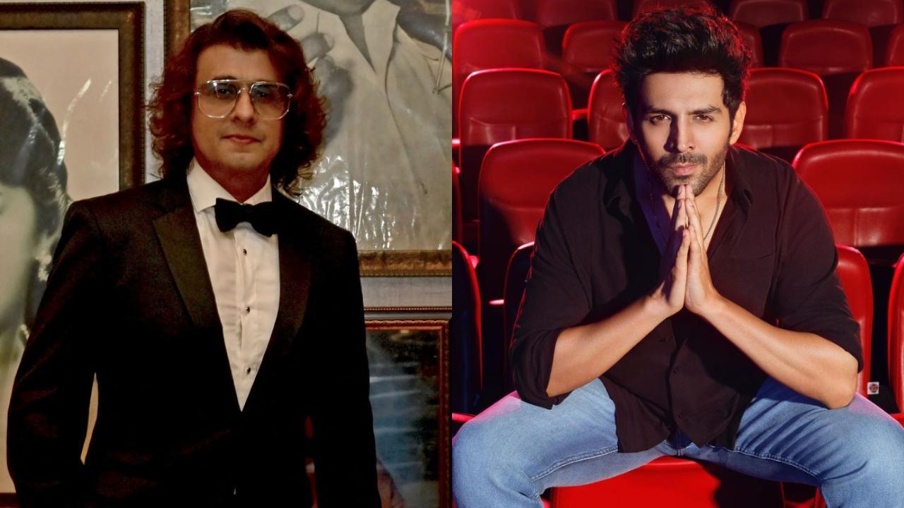 Sonu Nigam and Kartik Aaryan attended an event for Bhool Bhulaiyaa 3. The singer added his unique, quirky charm, by singing the song, but as kids took over the stage, they ignored him and rushed towards the actor. Read More