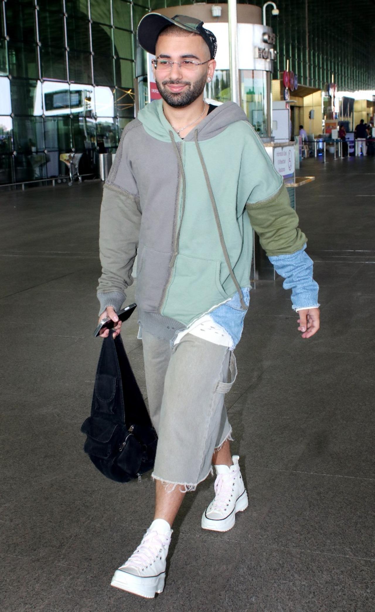 Orry aka Orhan Awatramani spotted in cool casuals at the airport