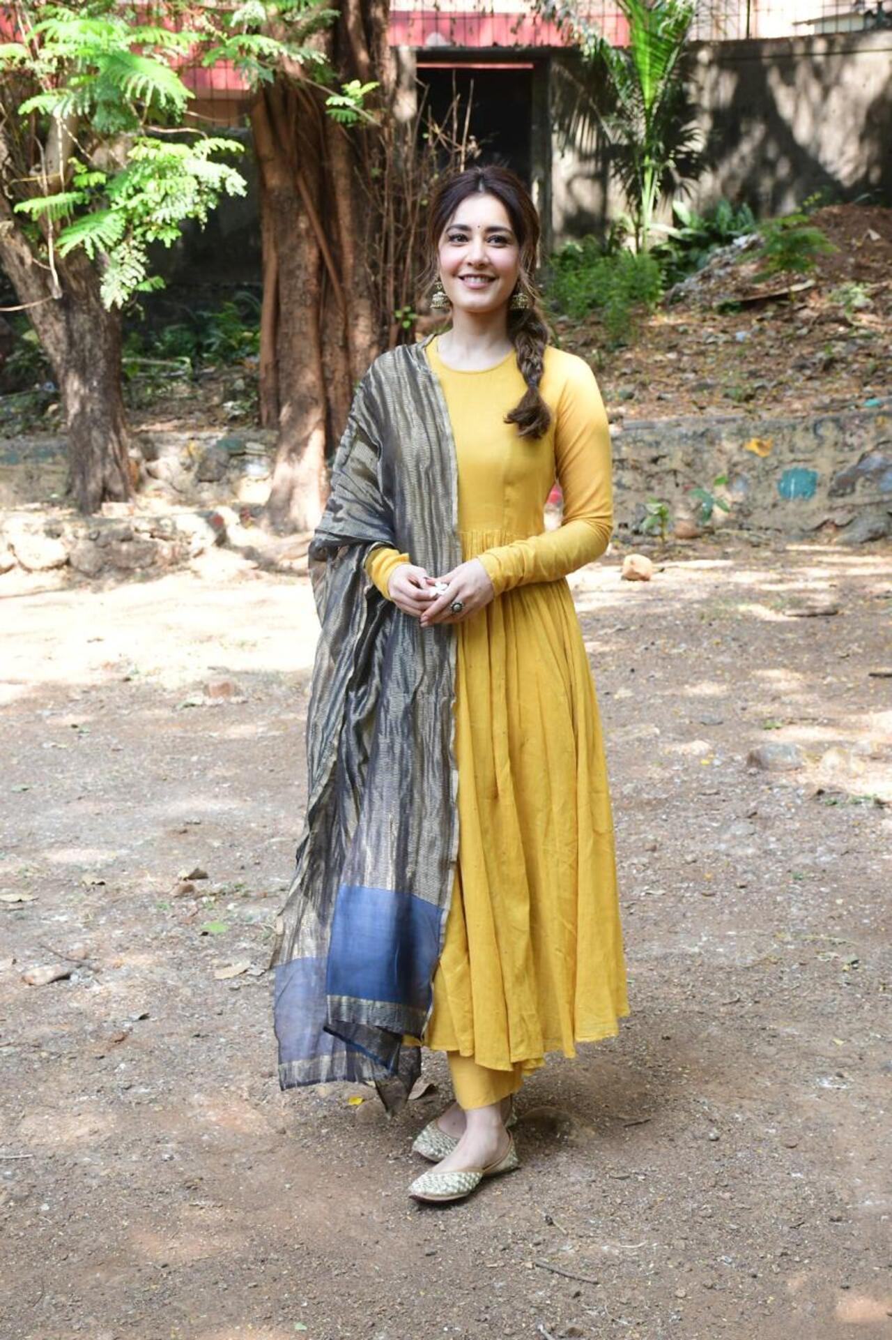 Raashii Khanna was spotted at a tree plantation event on the eve of her birthday