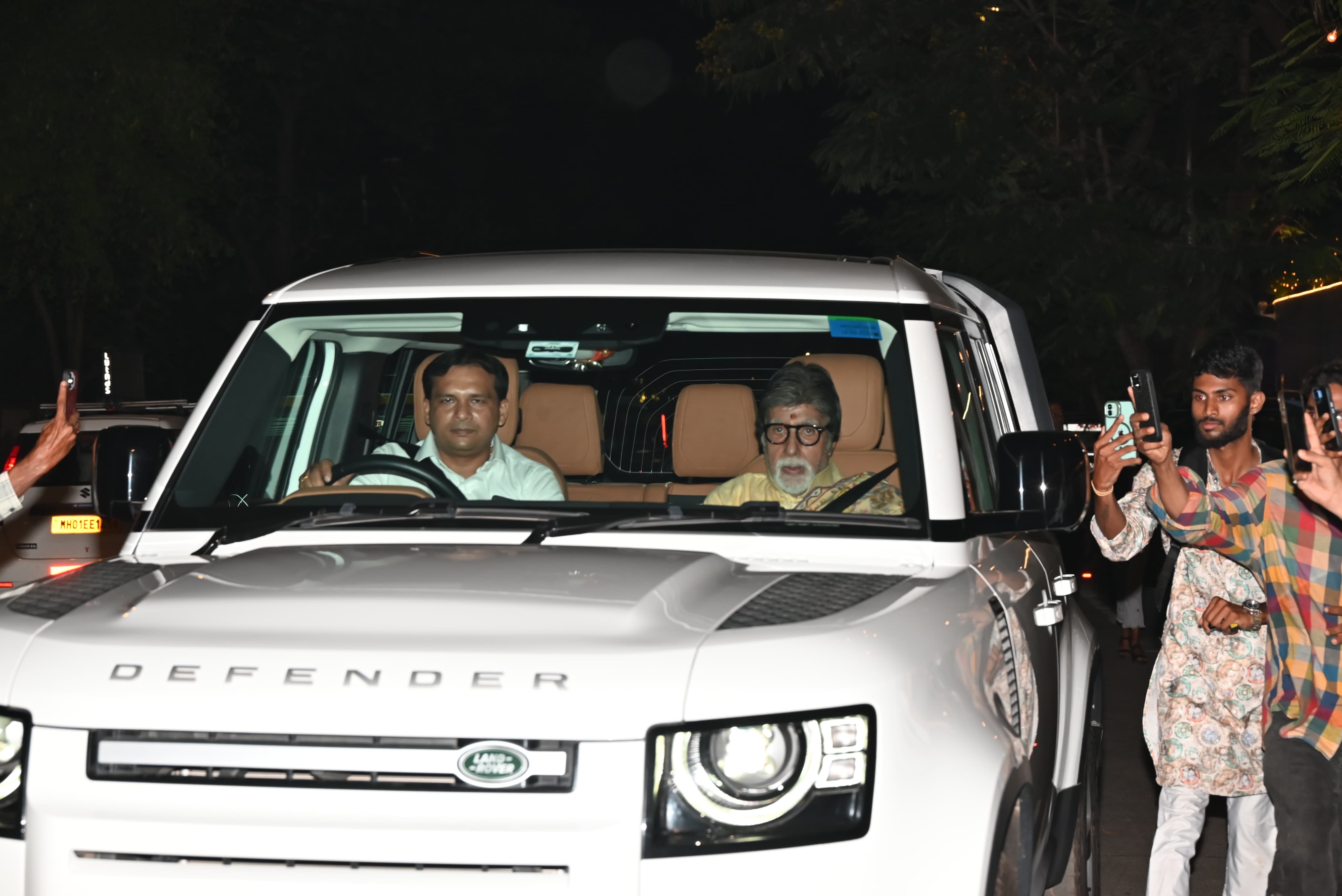 Amitabh Bachchan was snapped as he went out and about in the city