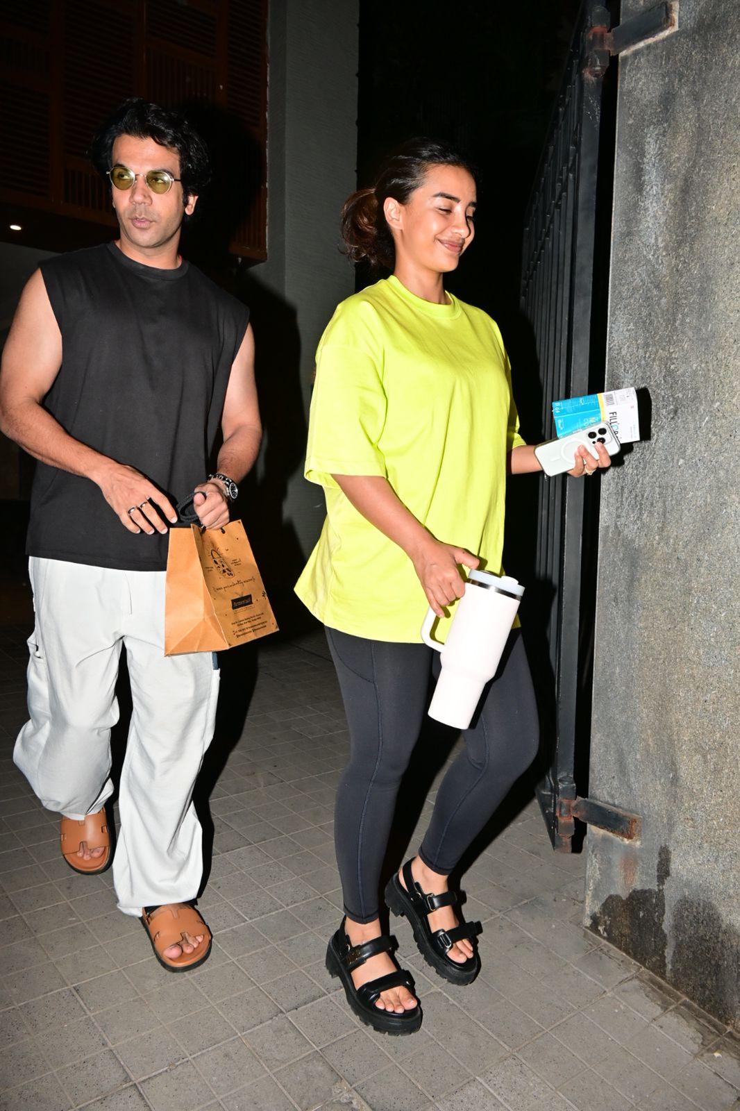 Samantha Ruth Prabhu and Rajkummar Rao were snapped as they went out and about in the city