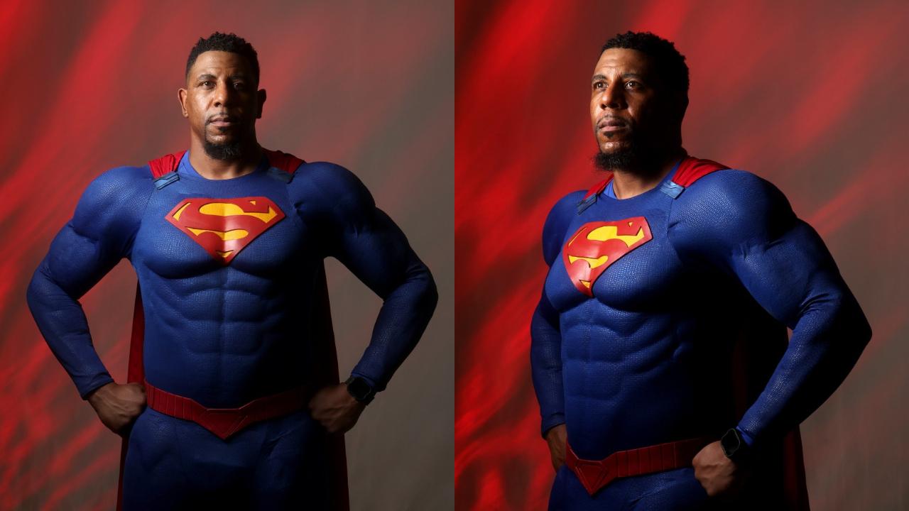 Superman
The suit worn by Superman has defined many people’s perception of what a superhero costume looks like. He wears the classic blue suit with a red cape and the ‘S’ logo in the middle.
(Pic: Cosplayer poses as Superman at New York Comic Con/AFP)