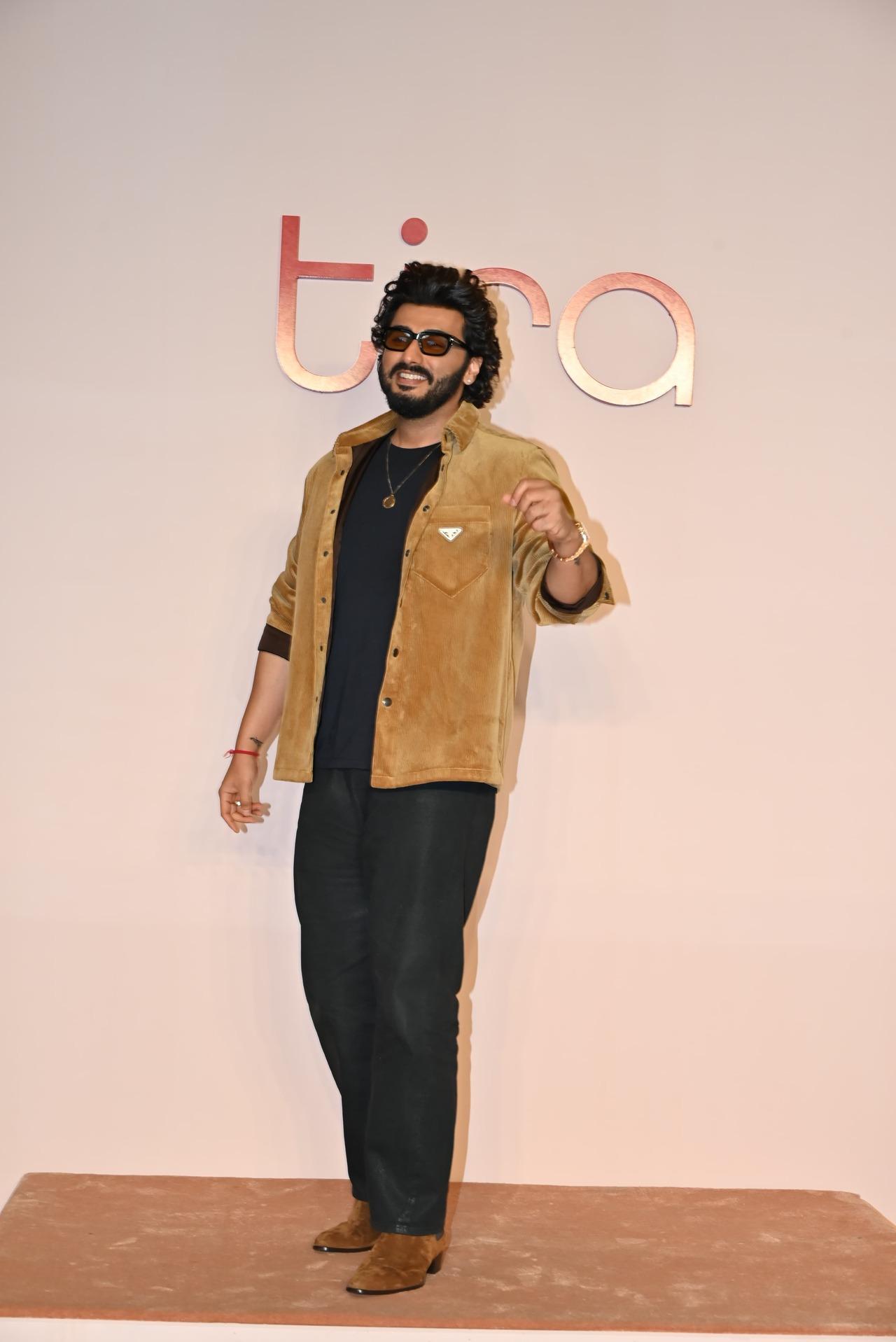 Arjun Kapoor was all smiles as he graced the store launch event