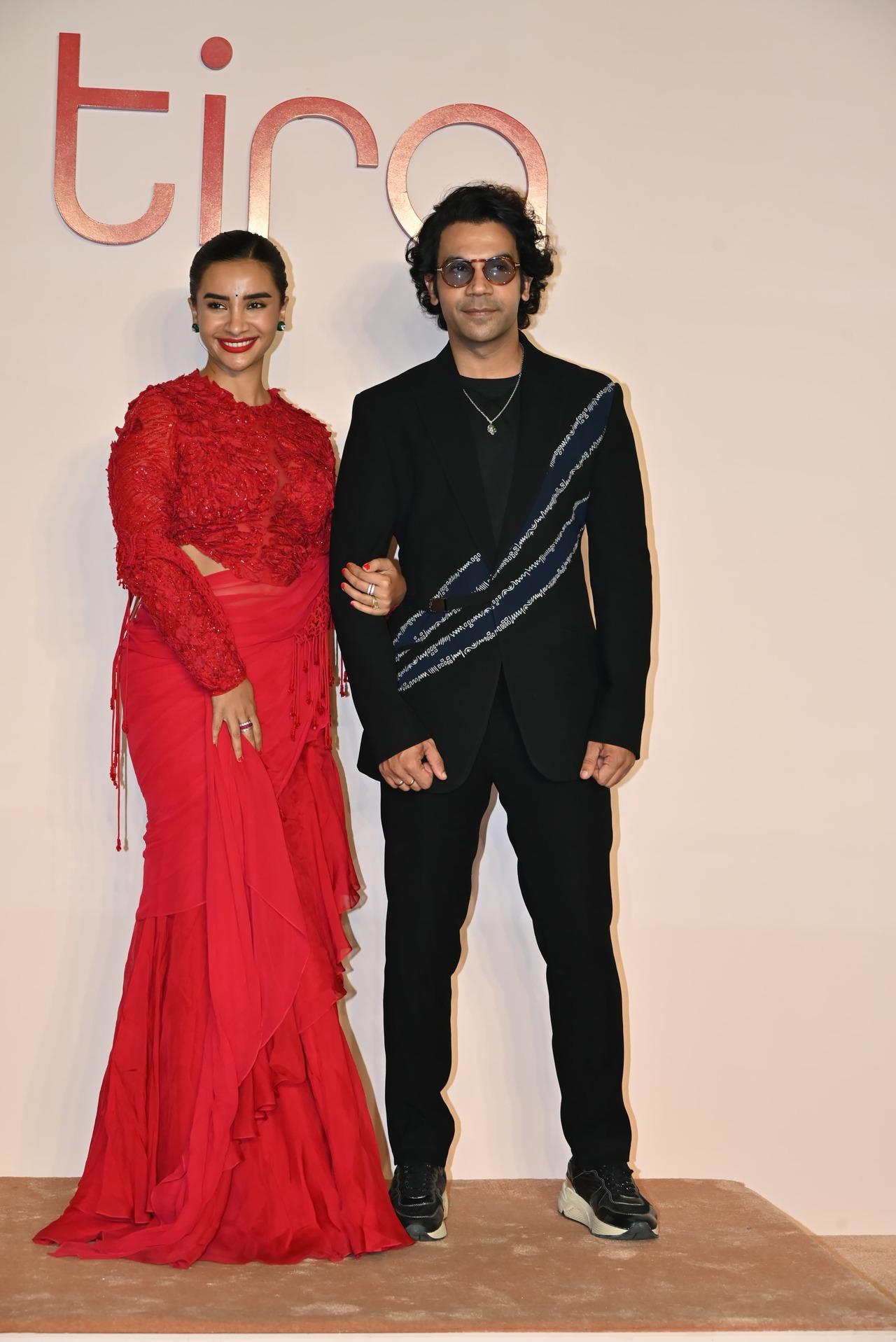 Rajkummar Rao and Patralekhaa made for an adorable pair at the luxury beauty brand's store launch