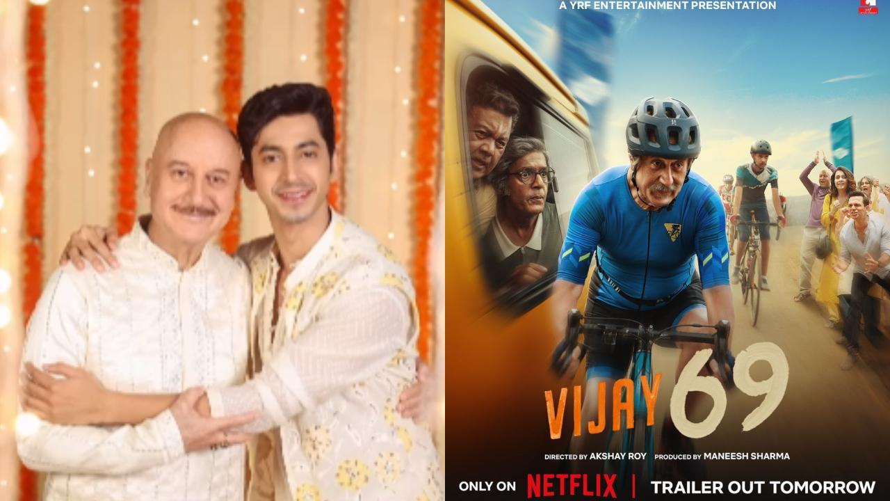 'Vijay 69' actors Anupam Kher and Mihir Ahuja celebrate their special bond