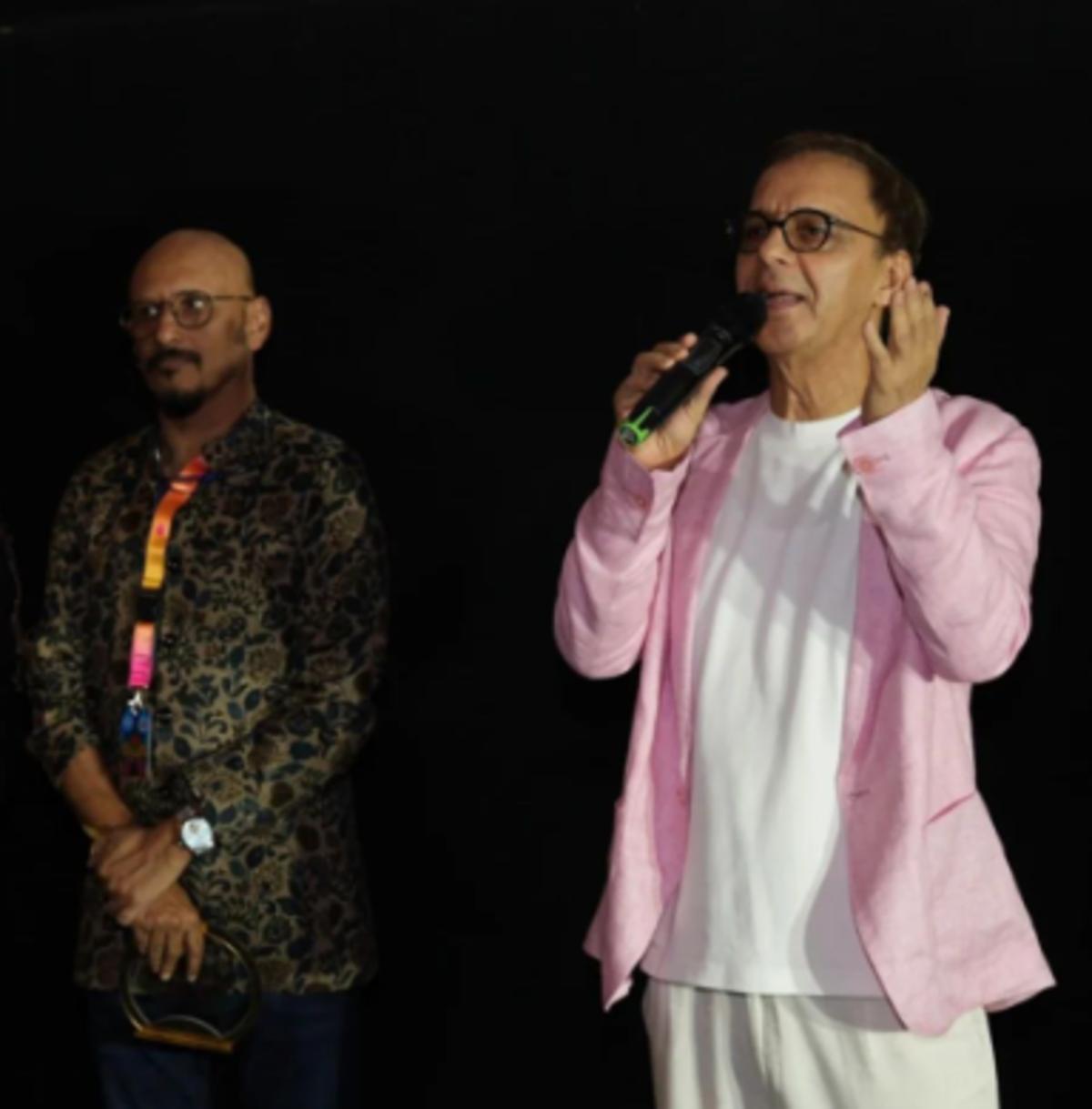 Vidhu Vinod Chopra shared his insights on his inspiring film '12th Fail' at the Indian Panorama at the 55th International Film Festival of India (IFFI), Goa. He also walked the ramp with the film's actress Medha Shankr. Chopra's new film 'Zero Se Restart' also premiered at the festival. Shantanu Moitra was also a part of the masterclass with Vidhu Vinod Chopra. From insightful conversations to impromptu singing, the session was a celebration of creativity and collaboration. A packed auditorium and an engaged audience made this masterclass truly unforgettable, as described by Moitra.