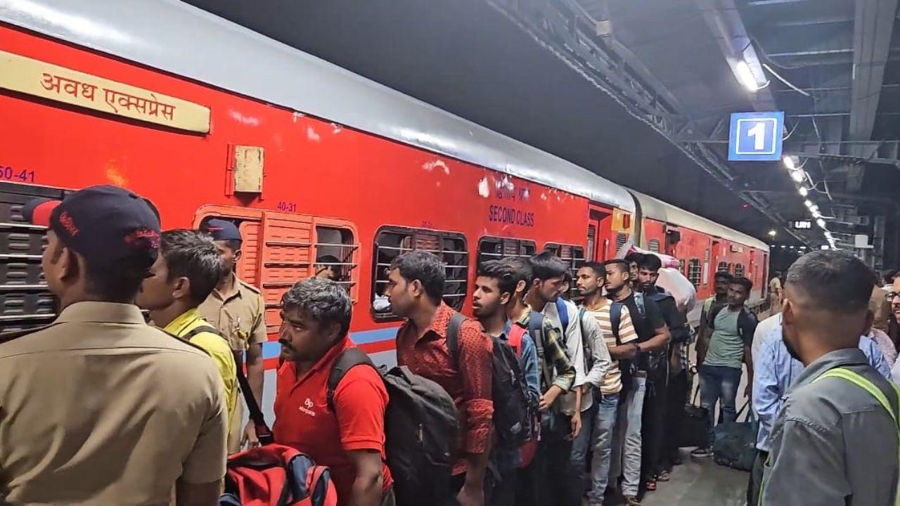 CCTV footage of the recent Bandra Terminus stampede showed that it was triggered when thousands headed for Diwali and Chhath Puja celebrations in their hometowns tried to board the unreserved 22-coach Bandra-Gorakhpur Antyodaya Express