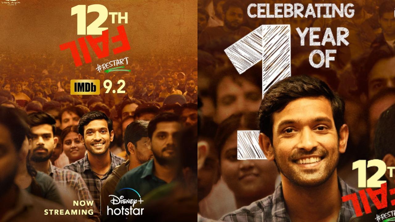 Vikrant Massey expresses his gratitude as '12th Fail' marks first anniversary